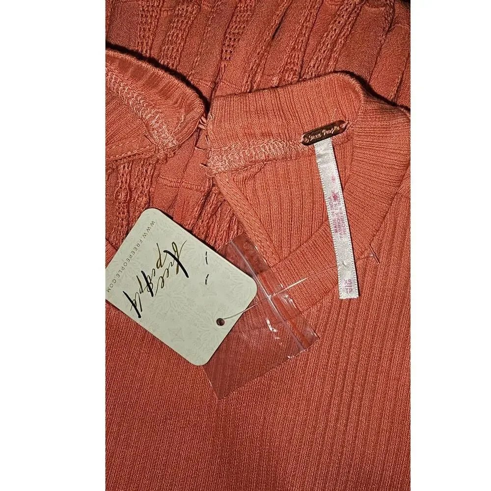 New Free People Serenity Maxi Dress $168 X-SMALL Peach BOHO-CHIC